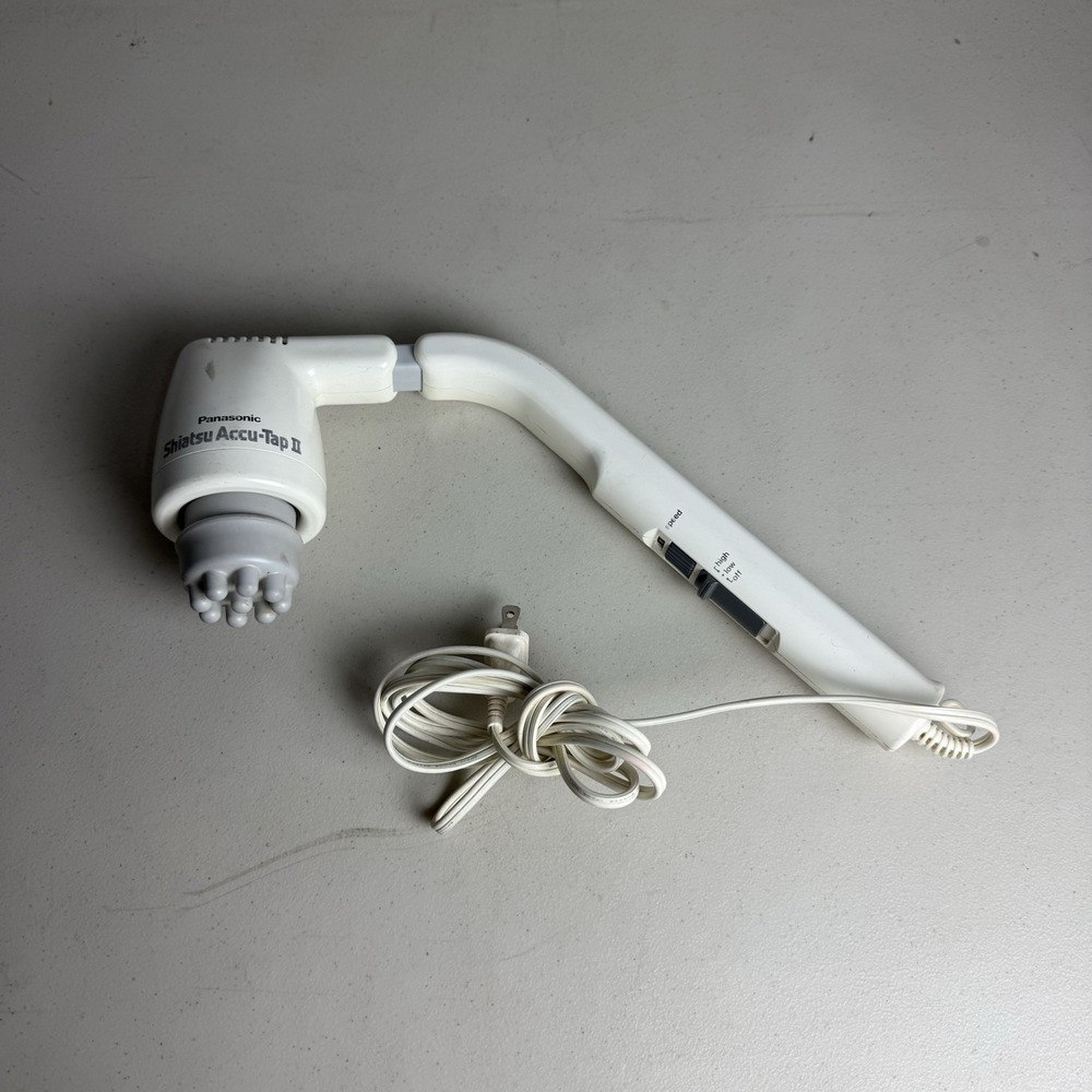 Panasonic Handheld Massager Shiatsu Accu-Tap II Vibration Pressure Point EV278